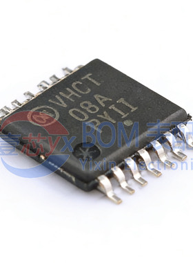 原装正品MC74VHCT08ADTR2G 丝印VHCT08A 封装TSSOP-14 逻辑门芯片