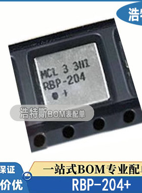 100%原装正品 RBP-204+ Mini-Circuits 175to237MHZ 50Ω滤波器