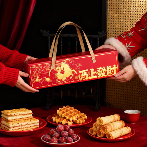 2026马年广告对联定制广告春联大礼包保险银行春节对联礼盒定做