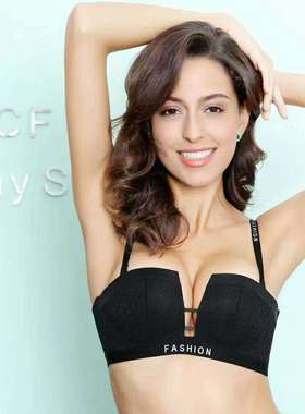 纤黛尔至爱18801无钢圈文胸可拆卸一字肩可调节肩带特价女内衣