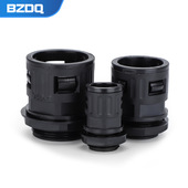 AD10 阻燃浪管接头 AD54.5 机床穿线管接头 尼龙波纹管快插接头