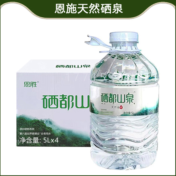 高颜值5L*4恩施硒都山泉送上楼
