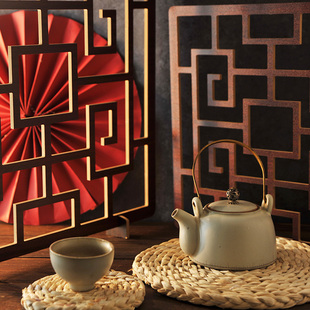 拍照道具窗户中式古风背景板假窗窗格美食摄影拍摄摆件茶叶中国风