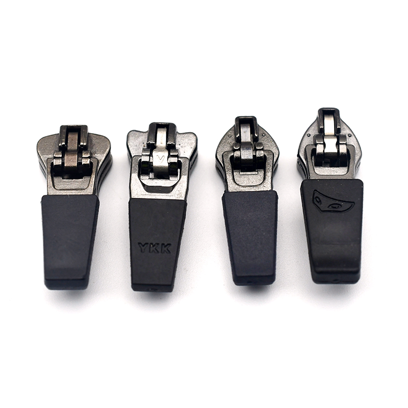 5号3号尼龙正反装弹簧拉链头羽绒服户外冲锋衣门襟口袋树脂拉头