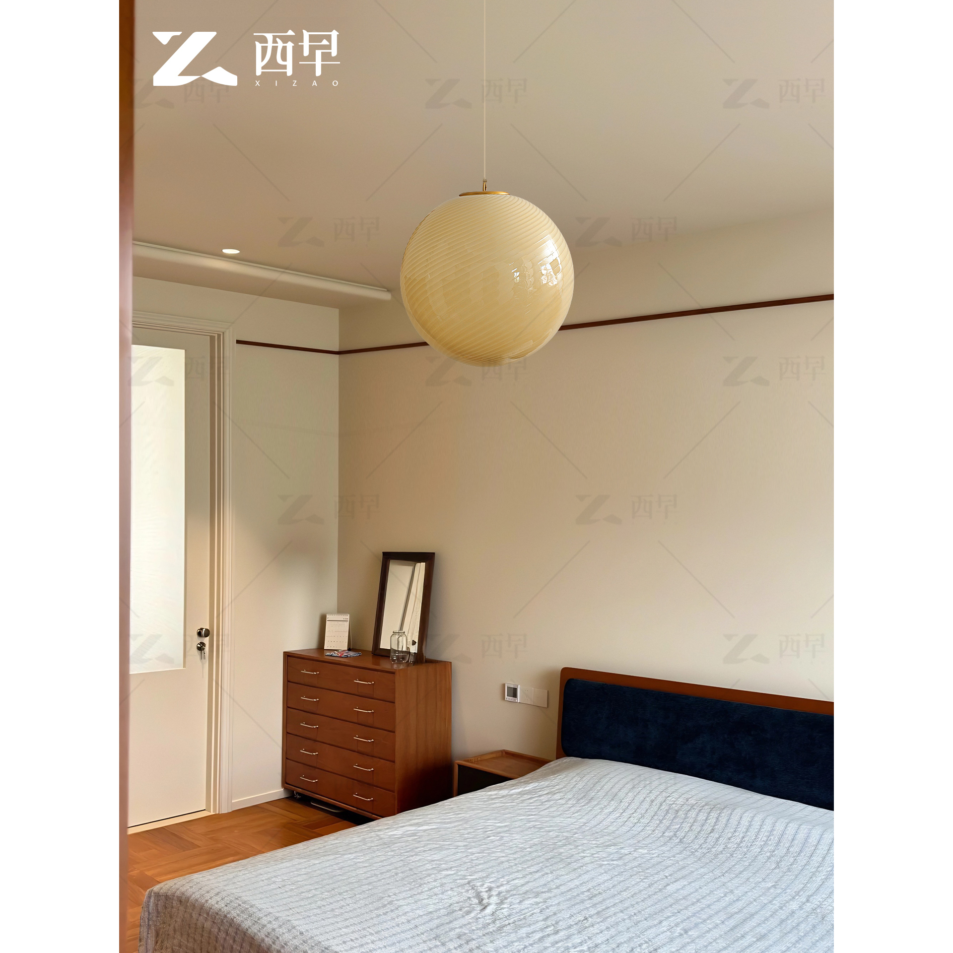 七彩棒棒糖穆拉诺Murano玻璃儿童房泡泡吊灯美式复古餐厅卧室灯具