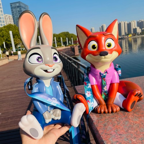 疯狂动物城2尼克朱迪造型杯