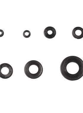 电商爆款500pcs/盒M2-M6系列黑色白色尼龙平垫圈垫片绝缘垫圈