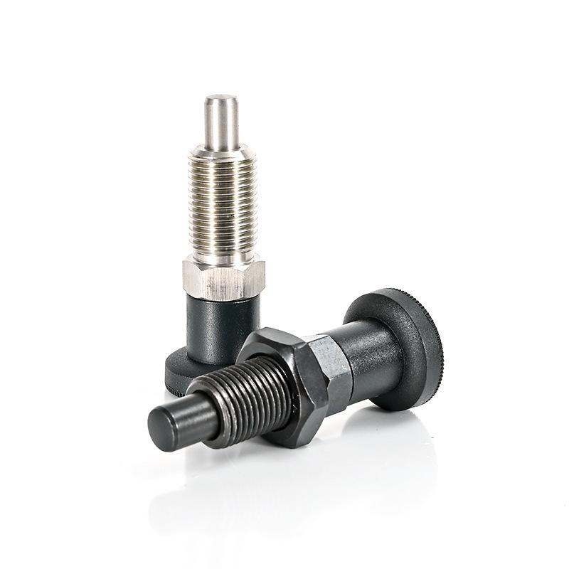 分度销IP-203-AK细牙螺纹复位型钮柱塞GN817-BK弹簧定位销定位柱