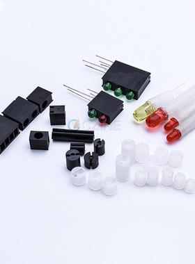 f3f4f5灯珠8mm间隔离柱白色尼龙灯柱垫高垫套led灯珠发光二极管