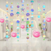 店铺布置橱窗吊饰天花板幼儿园挂饰装 饰吊球开业空中吊顶拉花节日
