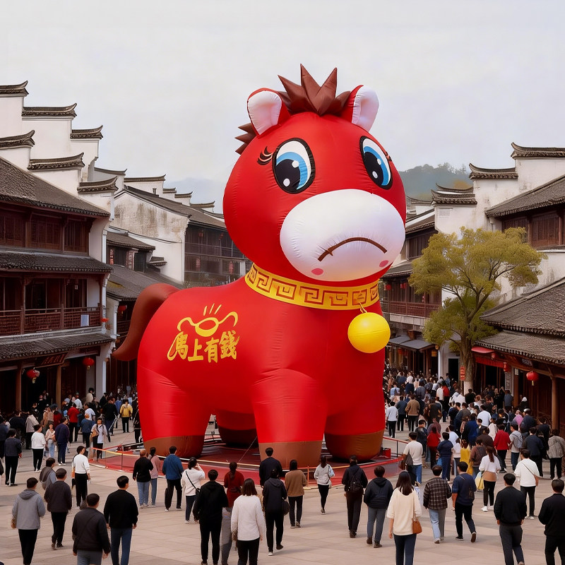 2026新年大型网红哭哭马充气充气用品