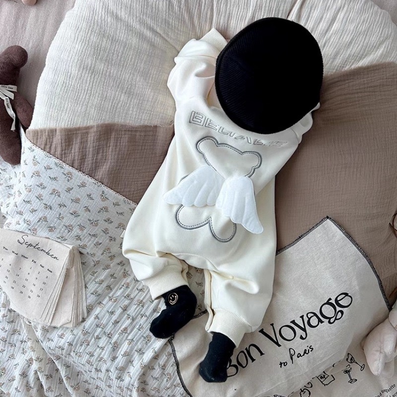 婴儿连体衣春秋装新款