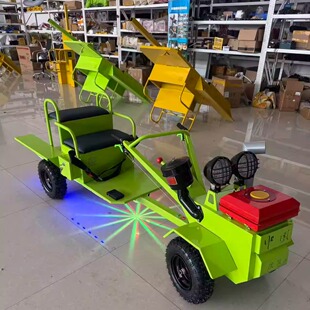 儿童共享手扶拖拉机全地形户外亲子农家乐景区露营商用游乐设备