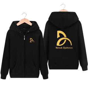 达尔费德勒穆雷德约科维奇网球周边连帽开衫卫衣男女宽松夹克外套