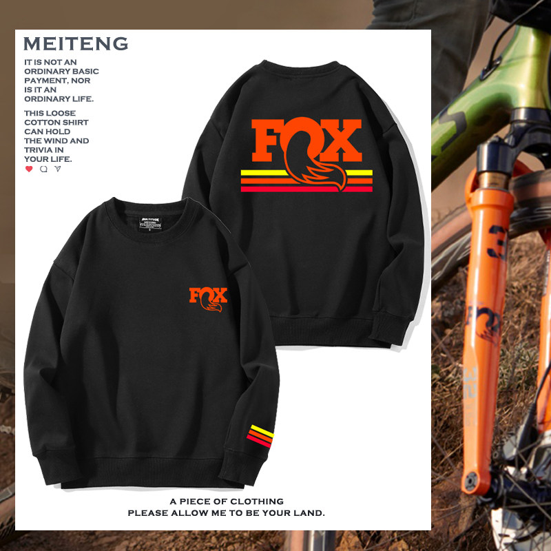 Fox越野摩托车山地自行车骑行宽松圆领卫衣男女衣服运动休闲外套