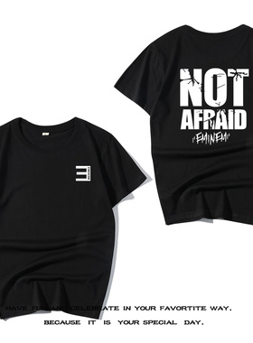 埃米纳姆 阿姆NOT短袖反EMINEM阿姆同款夏季男女学生情侣套头短袖