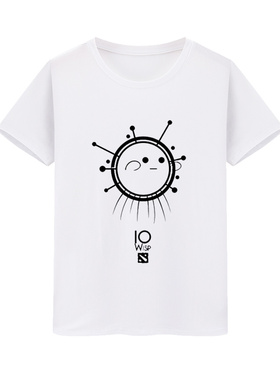 刀塔2游戏周边衣服精灵守卫DOTA2艾欧IO小精灵Wisp纯棉半袖T恤夏