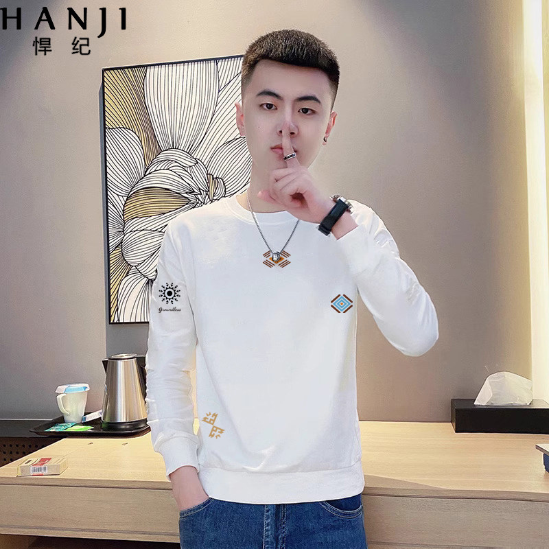 小众爆款卫衣男士春秋季网红潮牌高级感长袖打底衫冬装外套上衣服