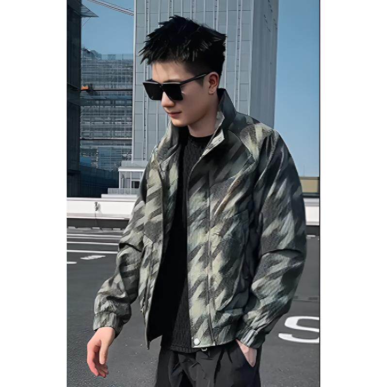 2024秋季新款痞帅外套男士潮流高级感工装夹克男款上衣男装
