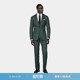 套装 26春夏新品 SUITSUPPLY中绿色羊毛混纺单排扣西装