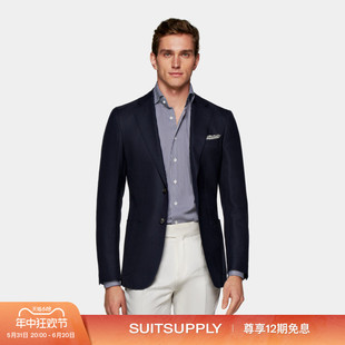 上衣四季 经典 修身 西装 藏青色羊毛商务休闲西服男士 款 SUITSUPPLY