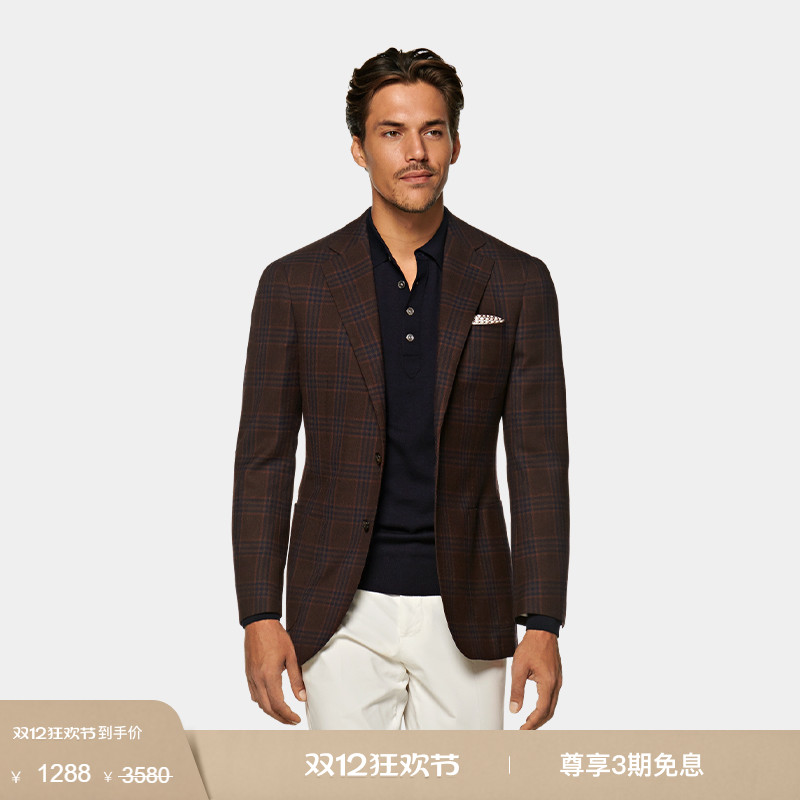 s130西装羊毛商务休闲男士西装