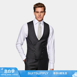 经典 夏季 背心马甲四季 款 SUITSUPPLY深灰色男士