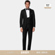SUITSUPPLY黑色S110支羊毛男士 西装 礼服背心马甲内搭