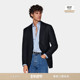 SUITSUPPLY藏青色S130支羊毛外套慵懒男士 西装 上衣