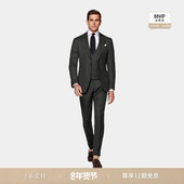 套装 SUITSUPPLY深绿色S130支羊毛西服修身 男士 西装 商务四季 款