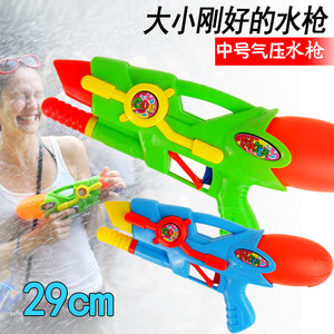 水枪玩具儿童喷射水枪抽拉式小孩戏水玩具水枪女孩高压呲水枪男孩
