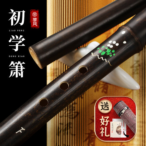 紫竹洞箫八孔G调长箫初学者演奏