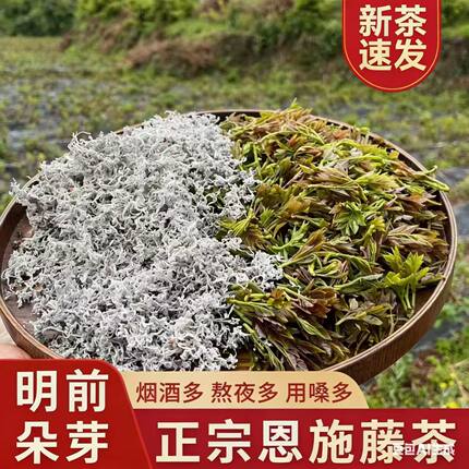 来凤土家藤茶2026新茶嫩芽尖天然含硒高黄酮恩施农家茶办公室提神