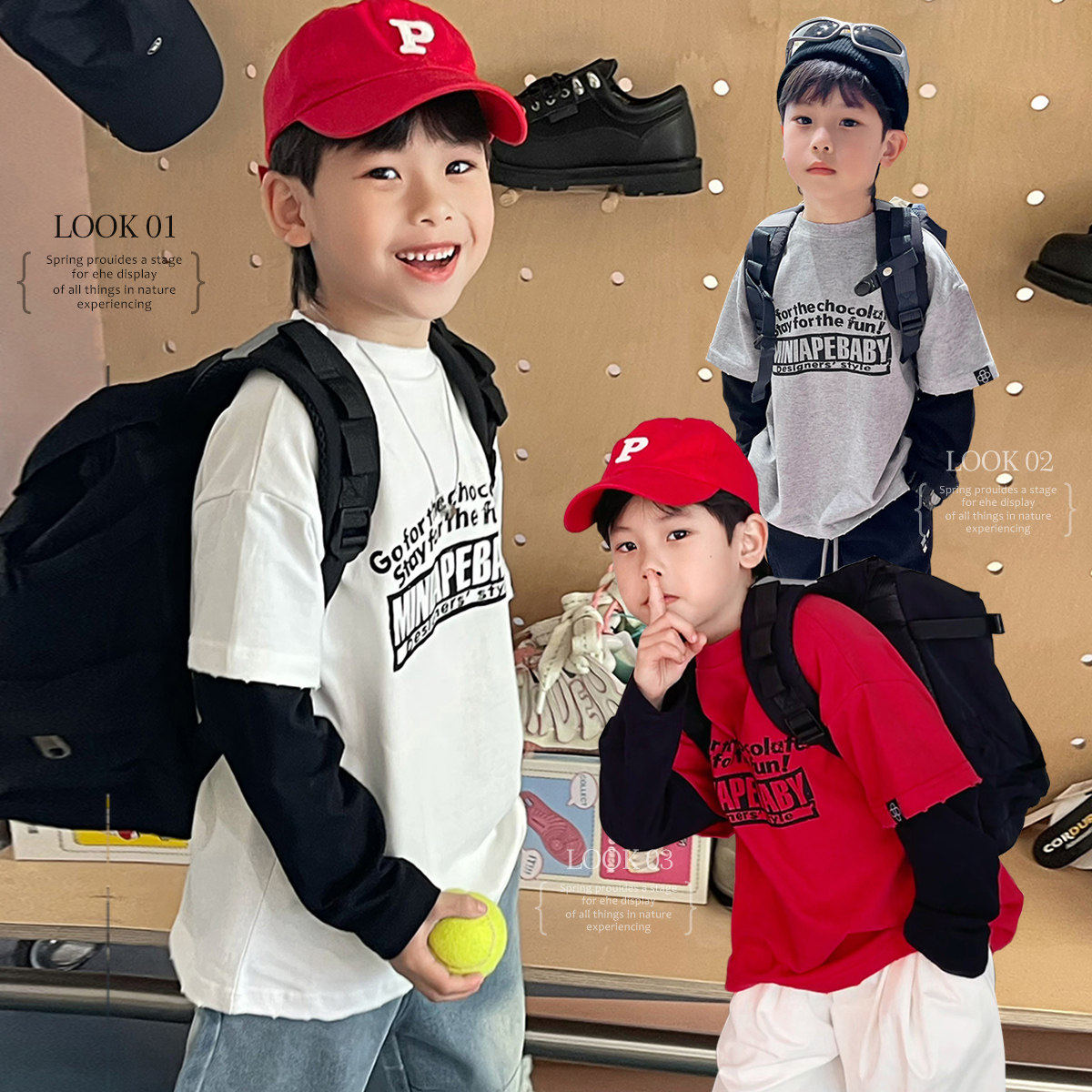 霖霖妈童装儿童长袖T恤男童春装2025新款假两件打底衫春秋男宝宝,童装/婴儿装/亲子装,T恤,淘宝优惠券,粉丝福利购,淘宝优惠卷