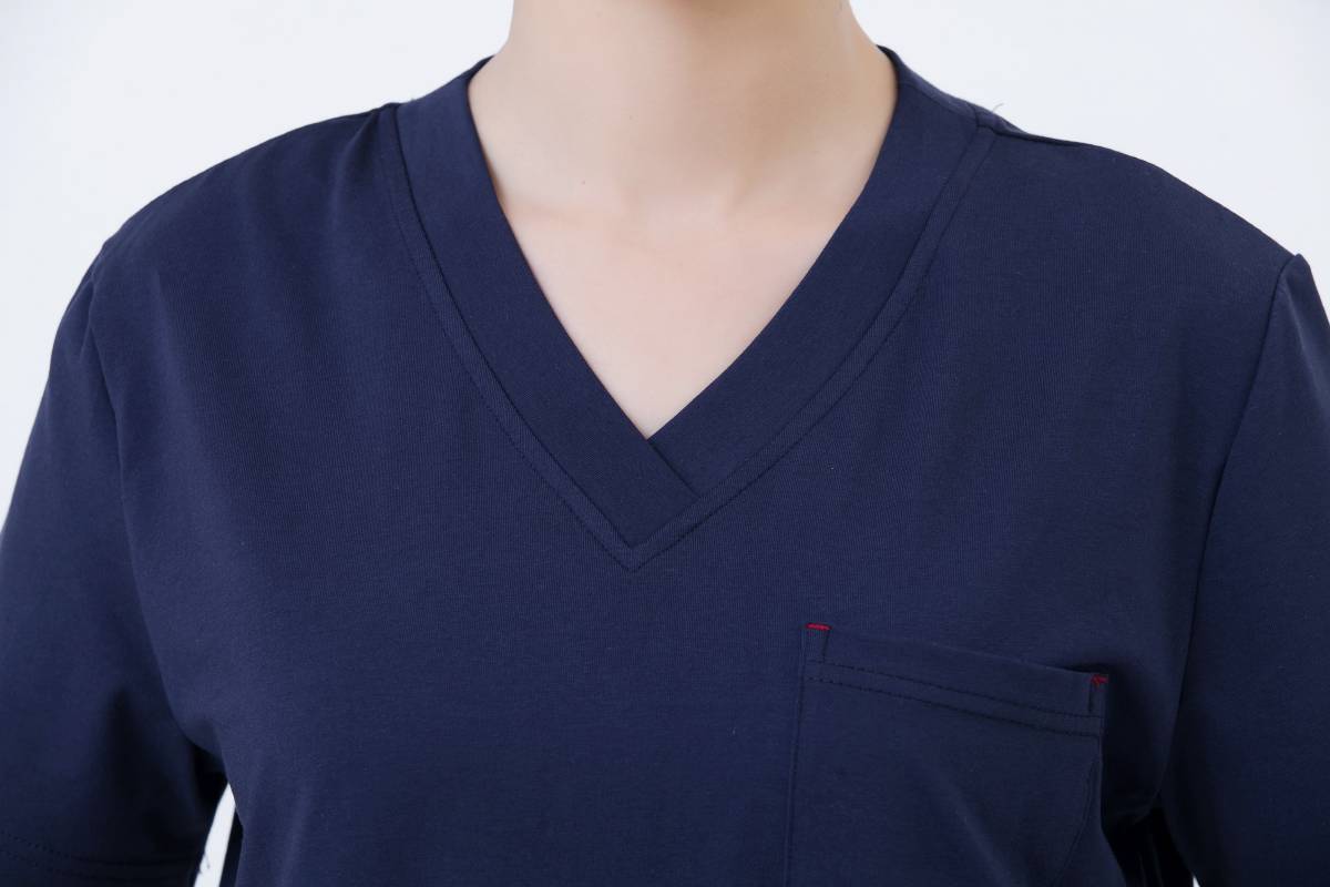 緹慕雅洗手衣手術(shù)衣彈力護(hù)士服長(zhǎng)短袖男女醫(yī)生服口腔美容院工作服