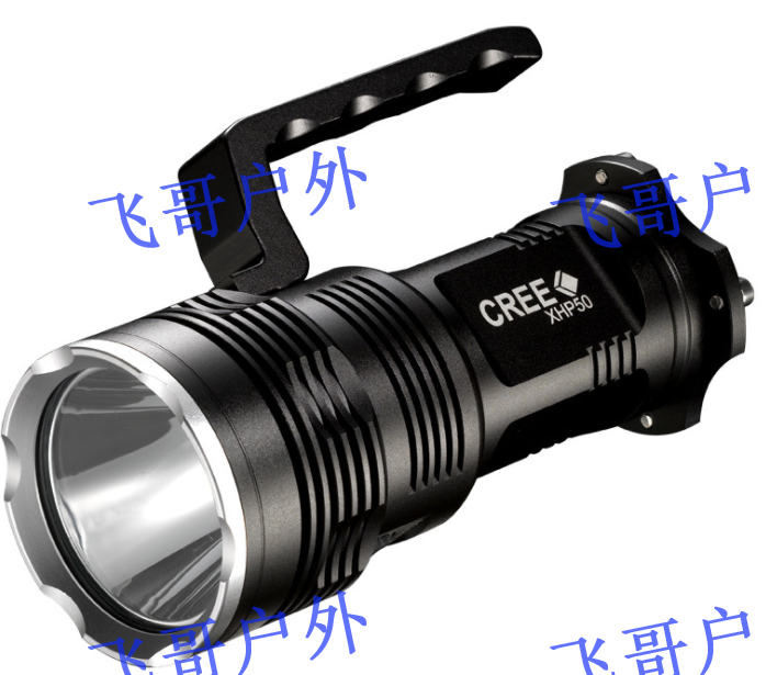 LED 18650强光手提 探照灯 XHP50手电筒 巡逻探洞强光灯