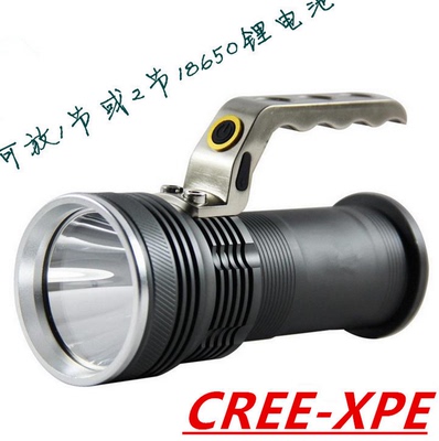 cree防水铝合金强光18650手提灯