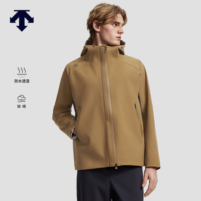 DESCENTE迪桑特TRAINING系列综训健身男士防水透湿加绒梭织上衣