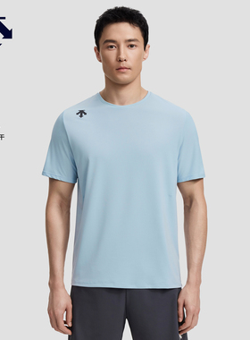 DESCENTE迪桑特RUNNING跑步运动男士F360吸湿速干短袖T恤秋季新品