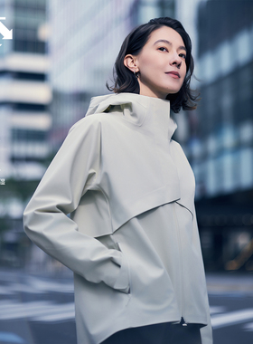 DESCENTE迪桑特DUALIS系列都市通勤女士防风防水透湿梭织运动外套
