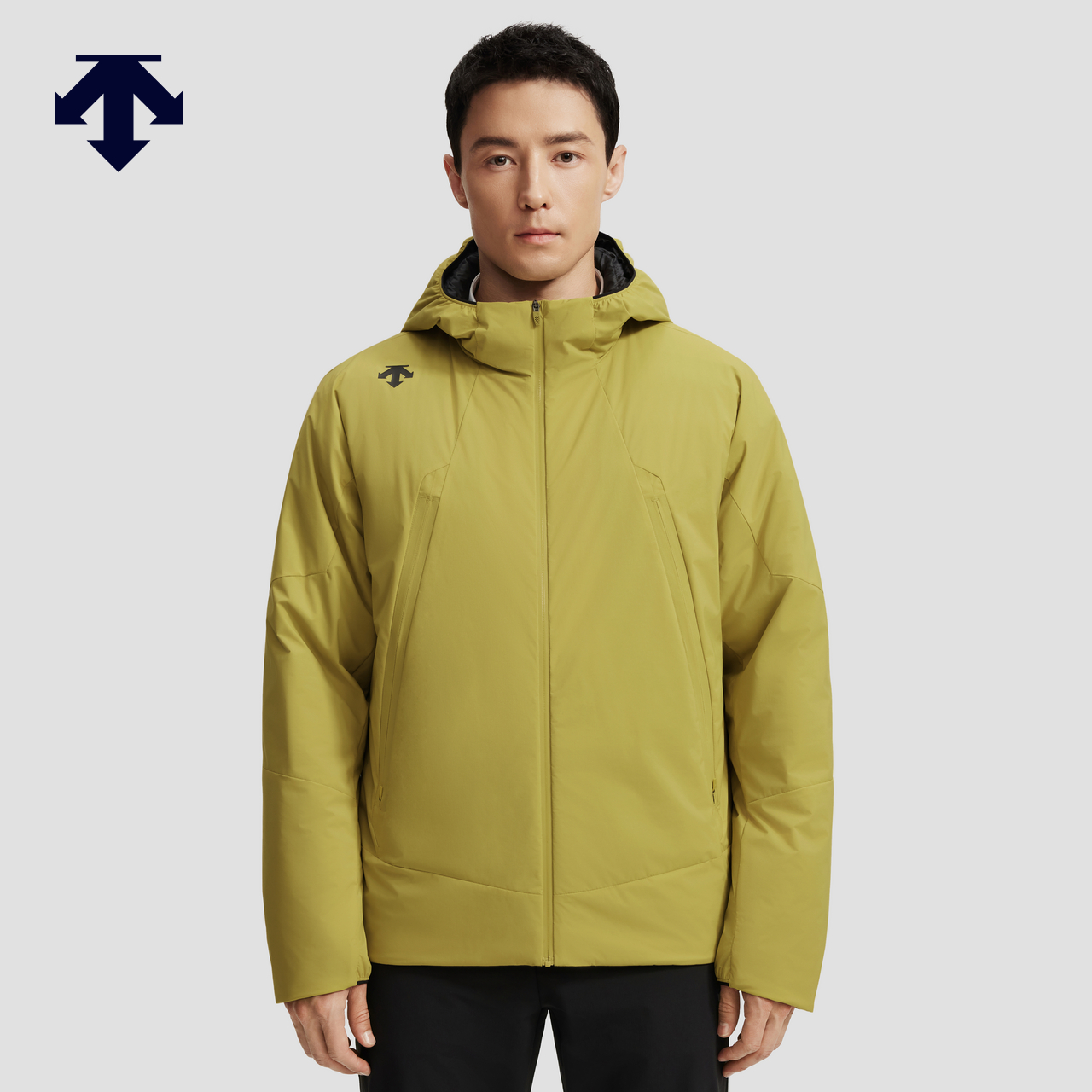 DESCENTE迪桑特RUNNING系列跑步运动健身男士轻量羽绒服