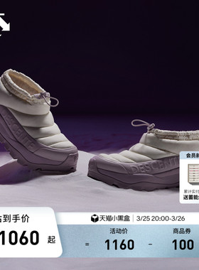 DESCENTE迪桑特SKI STYLE女士HEAT NAVI运动休闲鞋P棉保暖营地鞋