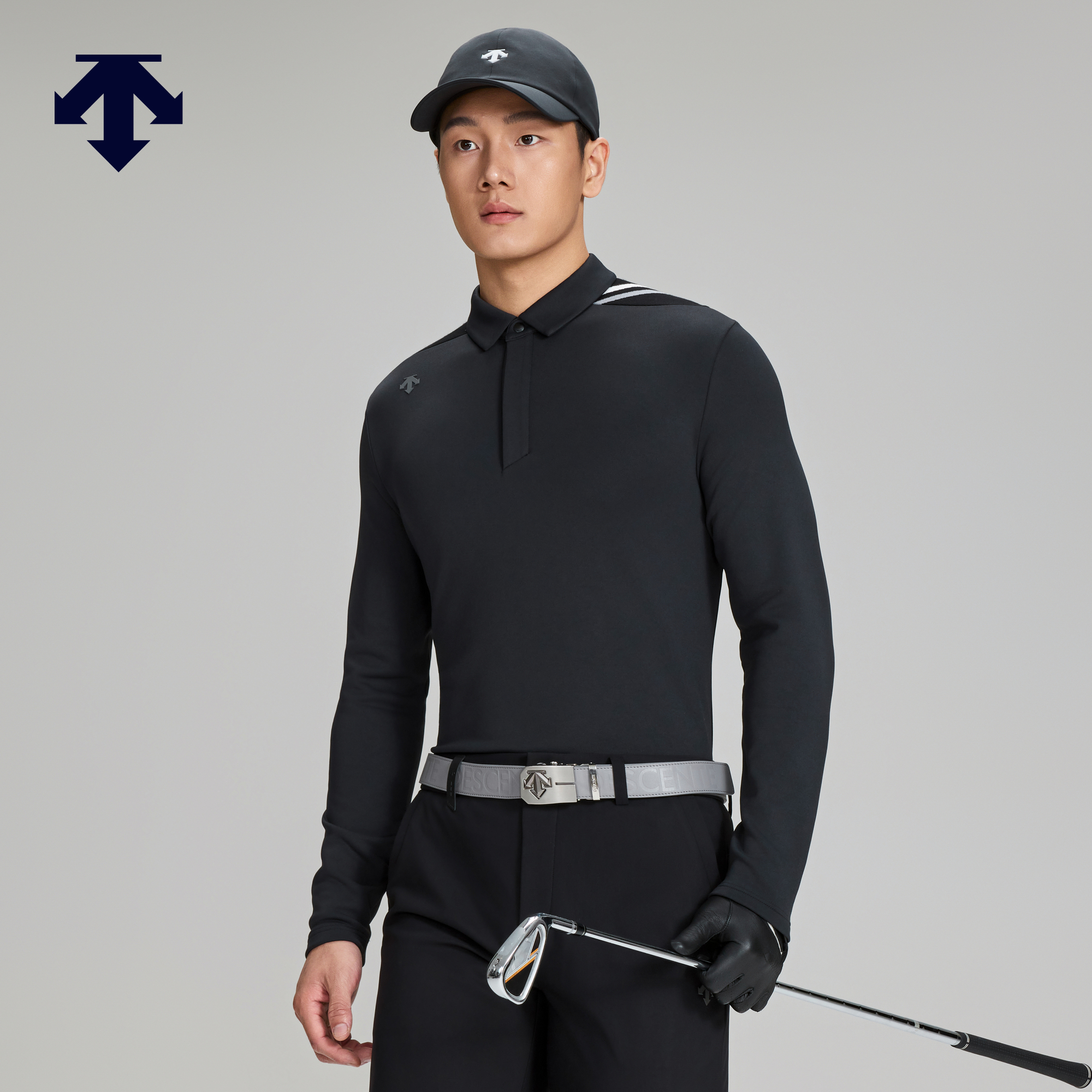 【Xander同款】迪桑特高尔夫 PRO系列长袖POLO衫冬季新品