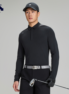 【Xander同款】迪桑特高尔夫 PRO系列长袖POLO衫冬季新品