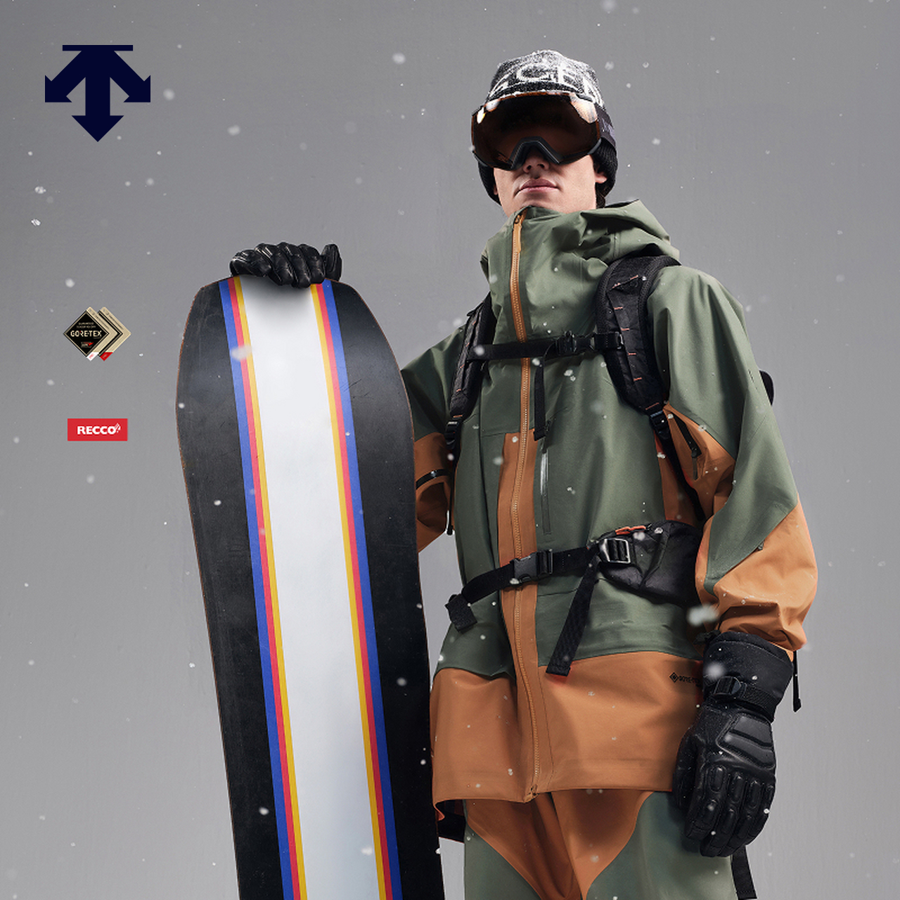 【王梓阳同款】DESCENTE迪桑特RWSB男女GTX PRO防风防水滑雪服