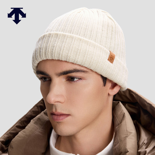 DESCENTE迪桑特SKI STYLE系列运动休闲男女同款保暖抓绒针织帽