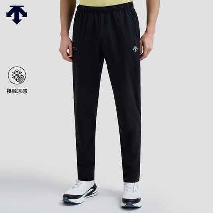 DESCENTE 迪桑特RUNNING系列跑步运动健身男士梭织运动长裤夏季新