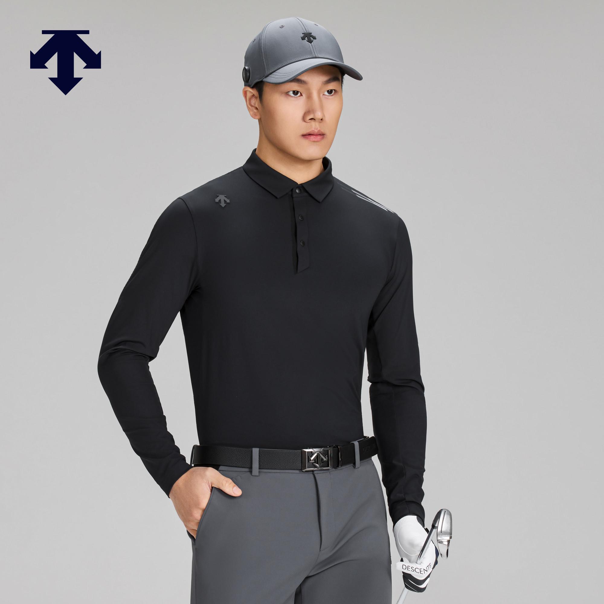 DESCENTEGOLF 迪桑特高尔夫 男士PRO系列长袖POLO衫早春新品