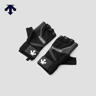 DESCENTE迪桑特TRAINING系列综训训练运动健身骑行男士半指手套