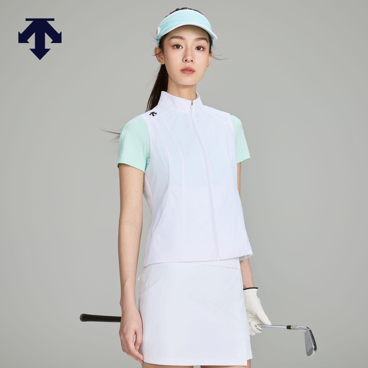 DESCENTEGOLF 迪桑特高尔夫 女士PRO系列梭织马夹早秋